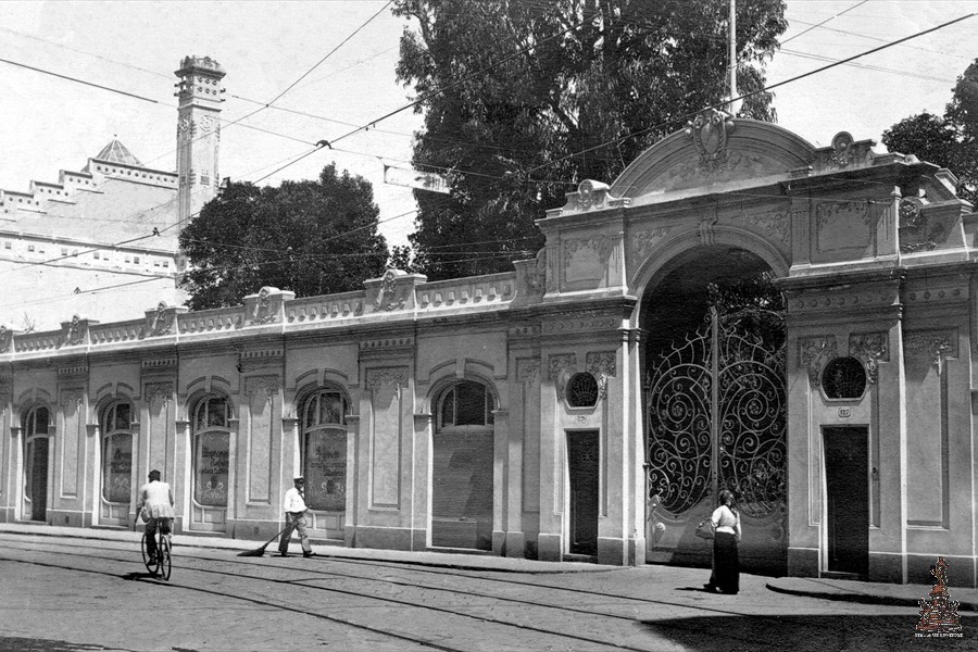 Corso Amedeo - Ingresso di villa Attias - 1920