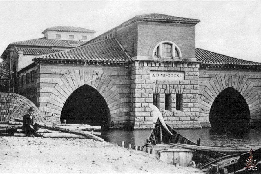 Dogana d'Acqua - lato esterno - 1900