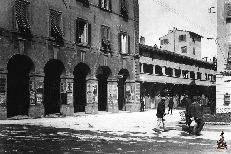 Piazza Colonnella e via Greca - 1910