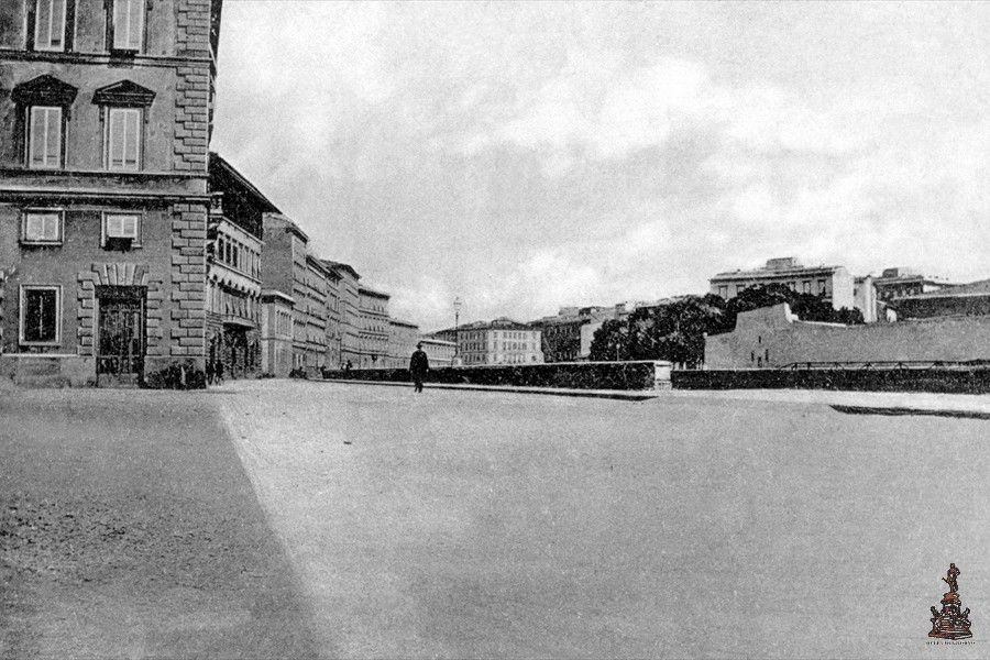 Piazza Rosselli e Scali d'Azeglio - 1905