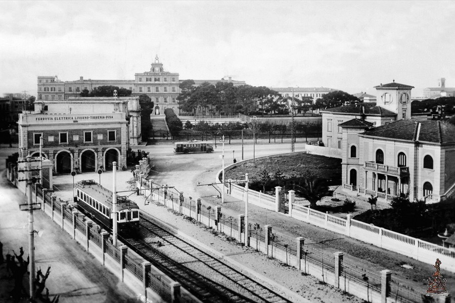 Stazione Ferrovia Elettrica Livorno-Tiorrenia-Pisa - 1937