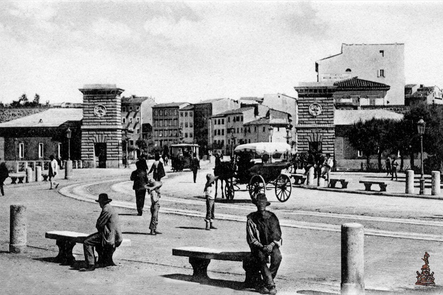 Viale Regina Margherita - Porta a mare - 1895