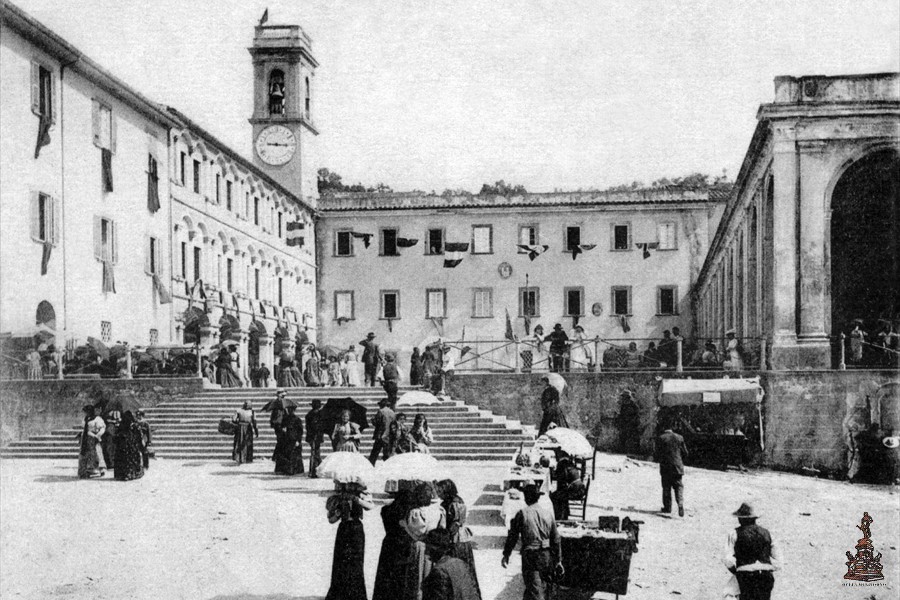 Piazza del santuario - 1900
