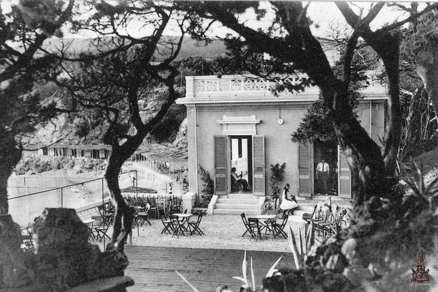 Quercianella - Terrazza dei Bagni Paolieri - 1930