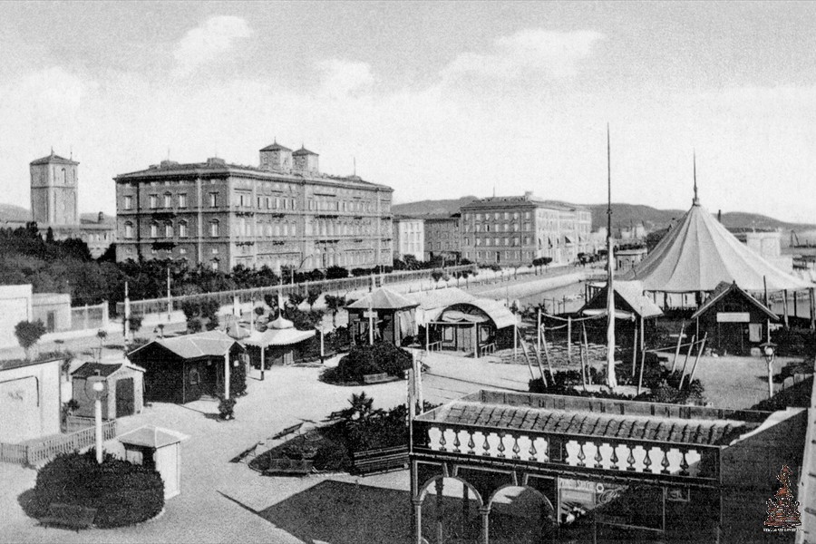 Spianata dei Cavallegeri - l'Eden e Hotel Palazzo - 1905