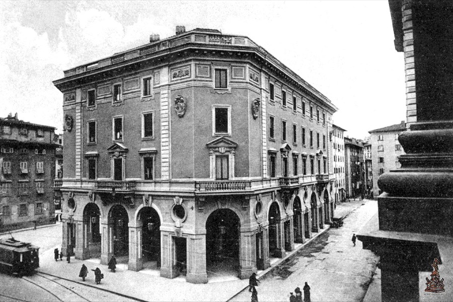 Via Cairoli e via Di Franco - Palazzo Santa Giulia - 1934